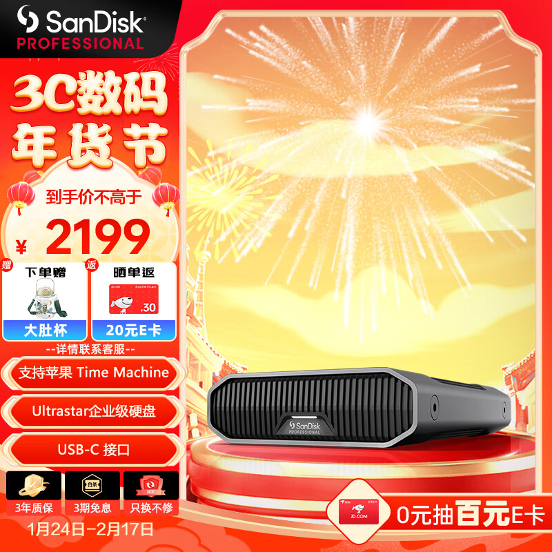 SanDisk professional 闪迪大师 极客 8TB