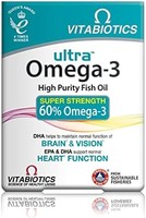 Vitabiotics 薇塔貝爾 Ultra 高純Omega-3魚油膠囊 60粒