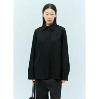 JIL SANDER 奢侈品潮牌 女士 羊毛衬衫 Black 38 DE