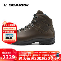 SCARPA思嘉帕户外冈仁波齐专业版 Pro GTX防水保暖防滑登山徒步鞋 檀黑色 男款 40