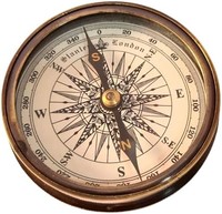 Generic Collection 航海 7.62 厘米海洋黄铜指南针