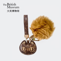 大英博物馆盖亚·安德森猫和她的朋友们猫头印花钥匙扣挂件