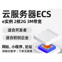 阿里云 ECS e系列 云服務器 一年