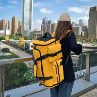 匡顿（KUANGDUN）旅行包男包女双肩包背包干湿分离行李包大容量短途出差手提包 黄色