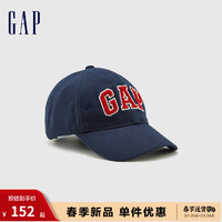 Gapx 8ON8联名 龙年男装春季2024新年款洋气棒球帽842527 海军蓝 ONESIZE