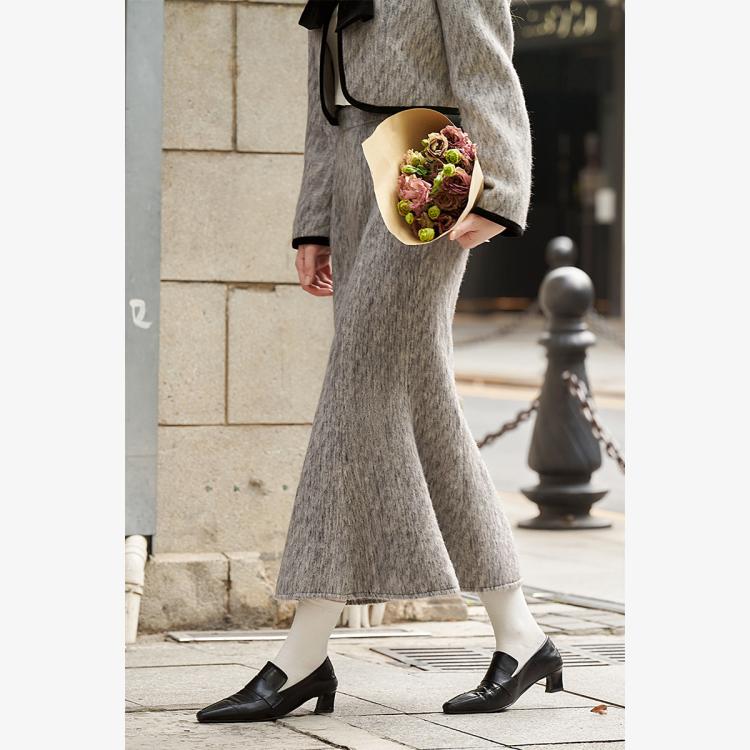 小香风套装女上衣秋冬百搭高级感毛呢外套搭鱼尾裙需分开购买