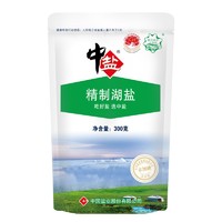 中盐 精制湖盐 未加碘食盐 300g