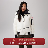 CANADA GOOSE 12期免息：加拿大鹅（Canada Goose） Chilliwack女士飞行员夹克经典升级 2050W 433 北辰白 M