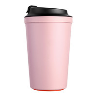 Artiart DRIN077 咖啡杯 纯色款 340ml 淡粉色