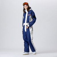 Phenix 菲尼克斯 SP27 连体滑雪服男女单双板滑雪衣（L、靛青RB）
