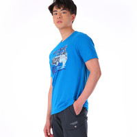 RUNNING RIVER 极限　男士户外运动时尚新款圆领纯棉短袖t恤春夏秋G5228 G5228-249蓝色 XL-52