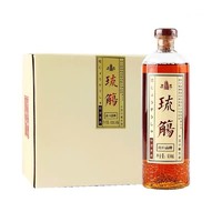 绍兴黄酒塔牌琉觞流觞出口特型黄酒八年陈半甜型黄酒410ml*6瓶 整箱装