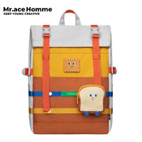 Mr.ace Homme mrace双肩包男大容量日系旅行包电脑背包ins潮高中学生书包女森系