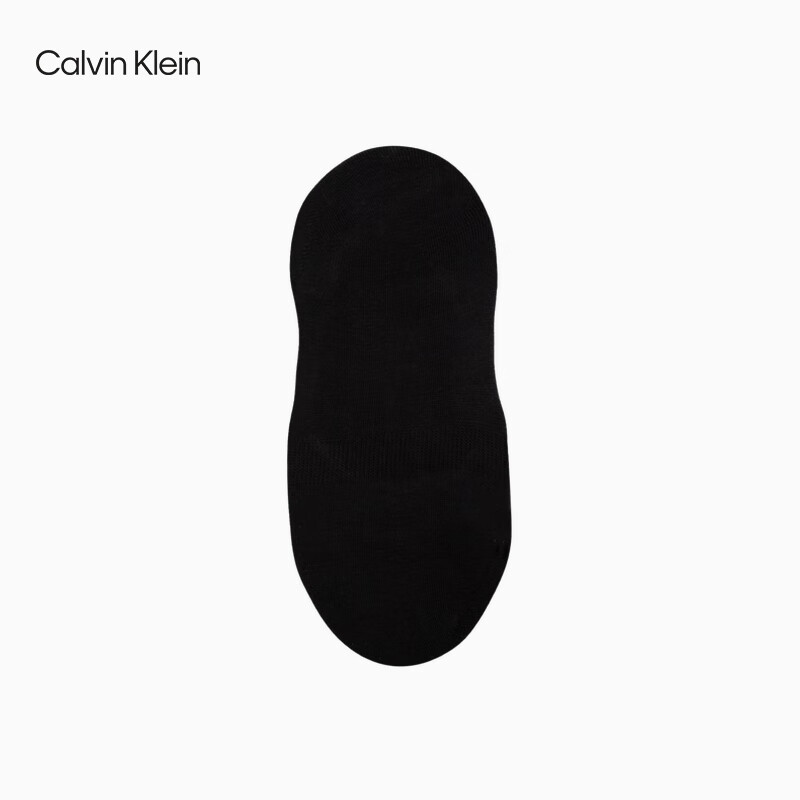 Calvin Klein Jeans24春夏女士简约字母提花舒适休闲短袜船袜LS000284 001-太空黑 OS