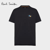 保罗史密斯（paul smith）男士PS休闲款圆领T恤 黑色 XS