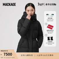 Mackage 摩登专致-女士 FREYA金属光泽帽羽绒时尚保暖羽绒外套情人节礼物 黑色 XS