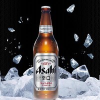 Asahi 朝日啤酒 超爽生啤酒630ml*12瓶装整箱黄啤