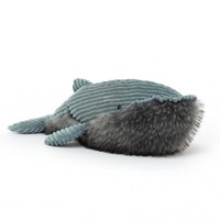 jELLYCAT 邦尼兔 奢侈品潮牌海洋生物鲸鱼玩偶公仔Wiley Whale家居装饰收藏品WLY2W BLUE/WLY2W 大号- H7 X W20英寸