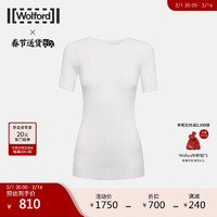 Wolford/沃尔福特W 运动时尚针织贴身圆领潮流短袖T恤52756 1300 白色 XS