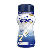 爱他美（Aptamil）水奶英国白金版2种HMO液态奶6-12个月200mL