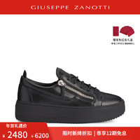 GIUSEPPE ZANOTTI 朱塞佩 萨诺第 GIUSEPPEZANOTTI GZ男士秋冬休闲厚底低帮运动鞋板鞋男鞋 H01黑色 41