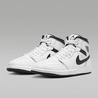 Jordan AJ1 AIR JORDAN男子运动鞋反转熊猫黑白中帮缓震板鞋DQ8426-132 40