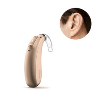 PHONAK 峰力 助听器美人鱼天朗50老年人无线隐形耳背式助听器大功率电池款