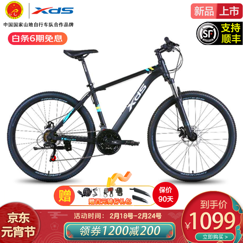 XDS 喜德盛 24款黑客380黑客350山地自行车成人禧21 24350|/| 21 17165-180cm