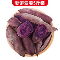 静益乐源 新鲜农家紫薯 紫罗兰紫薯 新鲜蔬菜 5斤