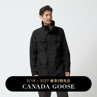 CANADA GOOSE 6期免息：加拿大鹅（Canada Goose）Stanhope 男士风衣夹克户外轻薄休闲外套 2411M 61 黑色 L