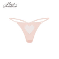 Agent Provocateur ETTIE蚕丝爱心镂空丁字裤AgentProvocateur内裤T裤AP内衣