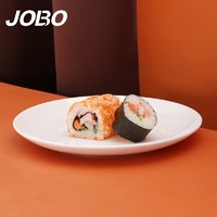 巨博（JOBO）商用密胺浅盘子20cm 自助餐圆盘菜盘炒菜炒饭炒面盘1个装5个起售 8英寸浅圆盘