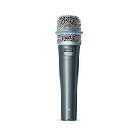 SHURE 舒尔 影音电器BETA57A动圈麦克风银灰色小巧便携