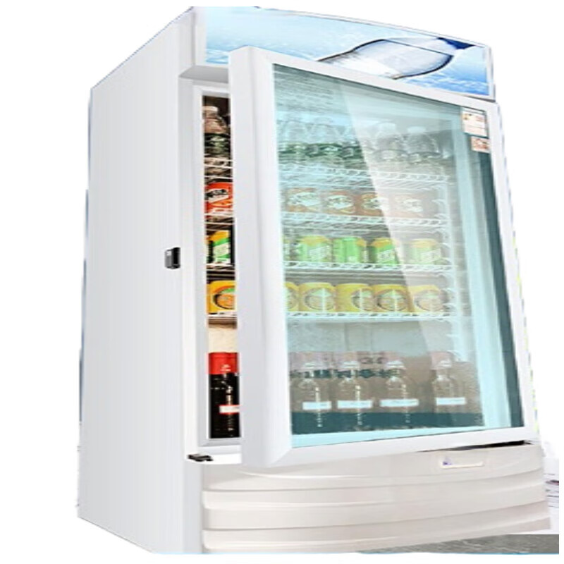 苏勒 商用立式啤酒柜冷藏展示柜超市单门冷柜保鲜水果冰箱   长535宽555高1766（单门212升）  