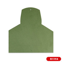 沙漠泉（SHAMOQUAN） 胸环靶板 50*50*1cm 通用训练靶牌军绿色EVA靶板泡沫板