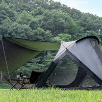 POLARIS 北極星遮陽帳帳篷戶外2·3人 野營露營便攜式折疊