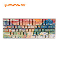 NEWMEN 新贵 GM840PRO三模热插拔机械键盘 办公/游戏键盘 RGB背光 PBT键帽原厂高度 多种轴体可