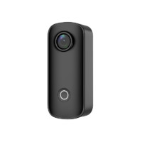 SJCAM 运动相机4K摩托车胸前固定360全景防抖头盔拇指C100摄像骑行