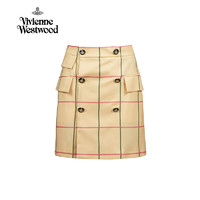 薇薇安·威斯特伍德（Vivienne Westwood）女士双排扣条纹短裙套装 36