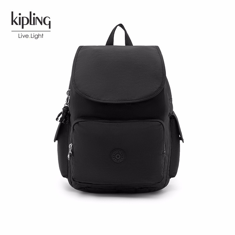 凯普林 kipling男女款轻便帆布2024春季双肩包猴子包旅行包CITY PACK系列 CITY PACK-黑皮诺色