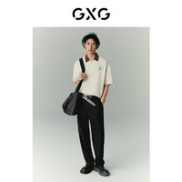 GXG 奥莱 22年男装 张简士扬系列短袖POLO衫夏季