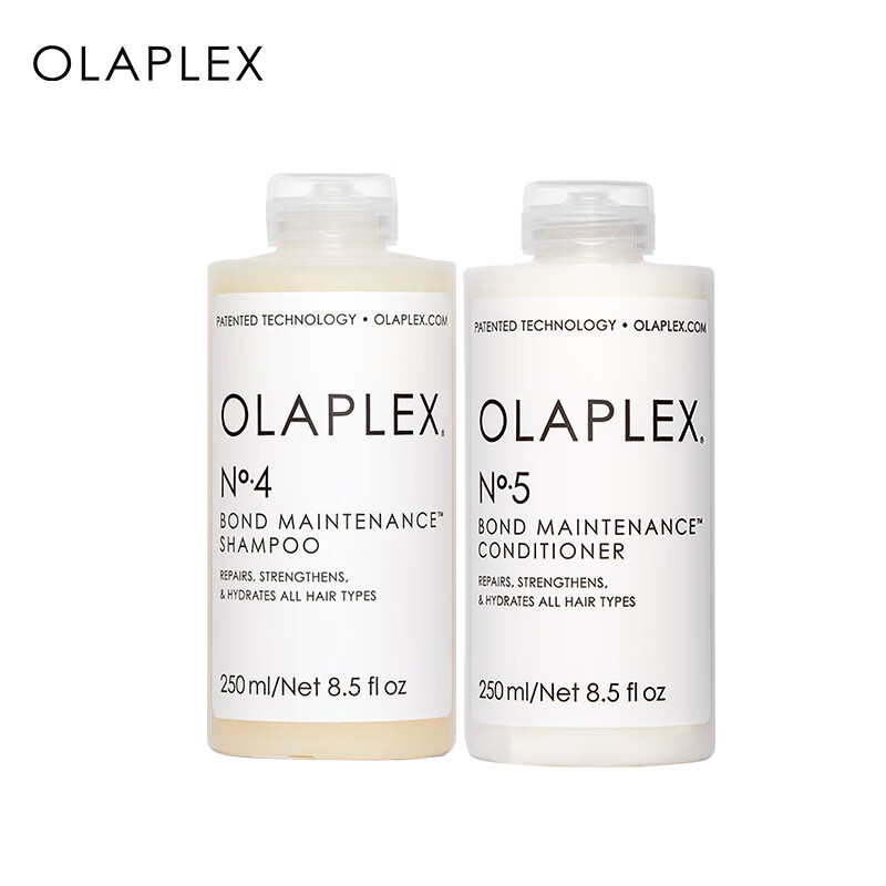 olaplex欧拉裴洗护套装（4号洗发水250ml+5号护发素250ml）强韧控油蓬松