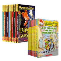 送音频老鼠记者1-10-20英文原版 Geronimo Stilton 20册全彩插图漫画 儿童冒险探险小说桥梁章节书 课外培养英语阅读兴趣