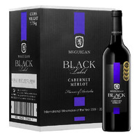 McGUIGAN 麦格根 澳洲进口红酒 东南澳产区 麦格根红葡萄酒 750mL*6支整箱(黑牌蓝标半干型）