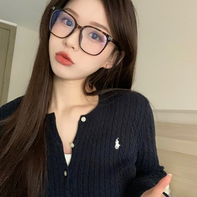 拉夫劳伦RALPH LAUREN 小马刺绣单排扣针织开衫外套