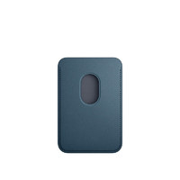Apple  iPhone  MagSafe 精织斜纹卡包 - 海蓝色