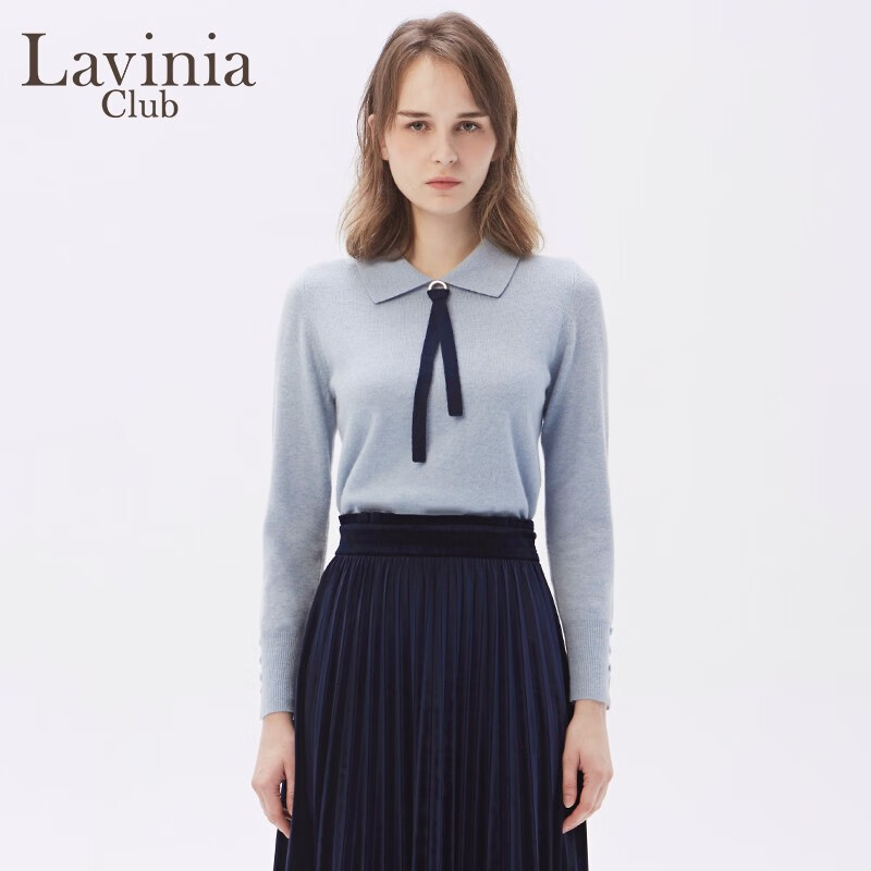 Lavinia Club拉维妮娅春秋季新品保暖打底衫女针织上衣内搭O07Z62