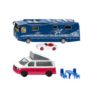 SIKU 仕高 盒裝運動休閑車房車兒童合金車模型男孩玩具汽車貨車模型