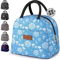 Zulay Kitchen Insulated Tote Lunch Bag Women With Soft Padded