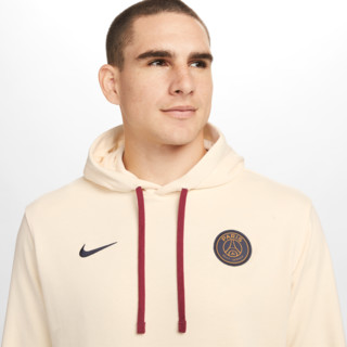 NIKE 耐克 官方巴黎圣日耳曼男子足球连帽衫冬季新款卫衣叠搭DV4963